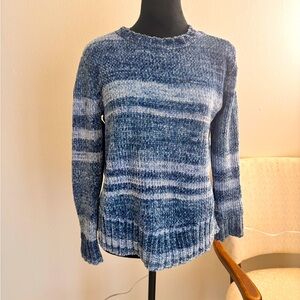 Blue knit sweater